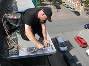Dachreparatur eines Gaubendaches