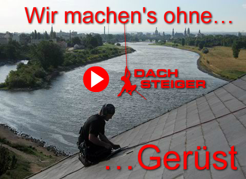 Wir machen's ohne Gerüst.